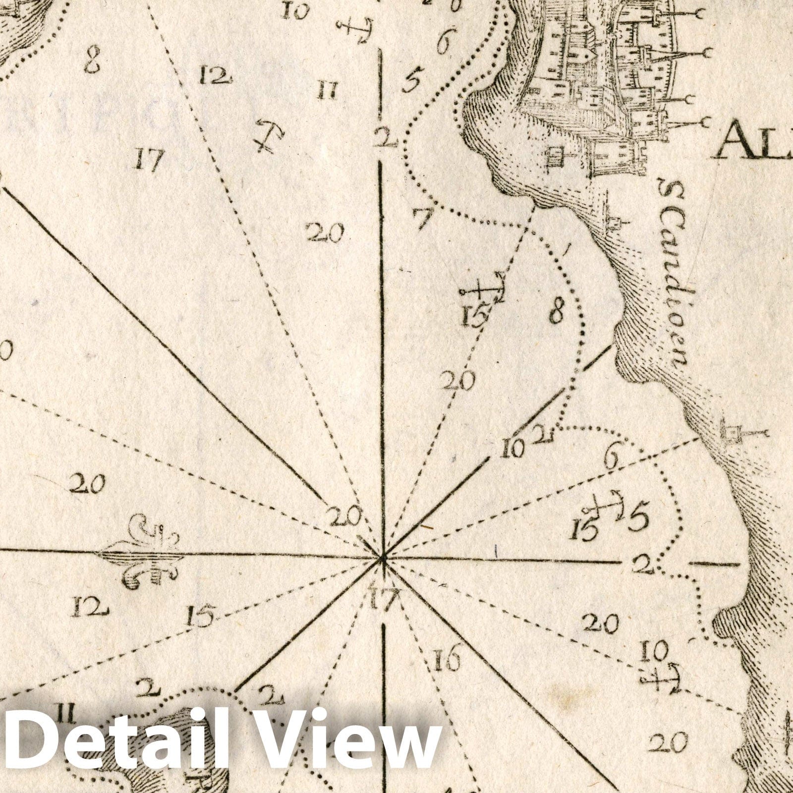 Iskenderun, Turkey - Nautical Chart, 1764 - Historical Map Print