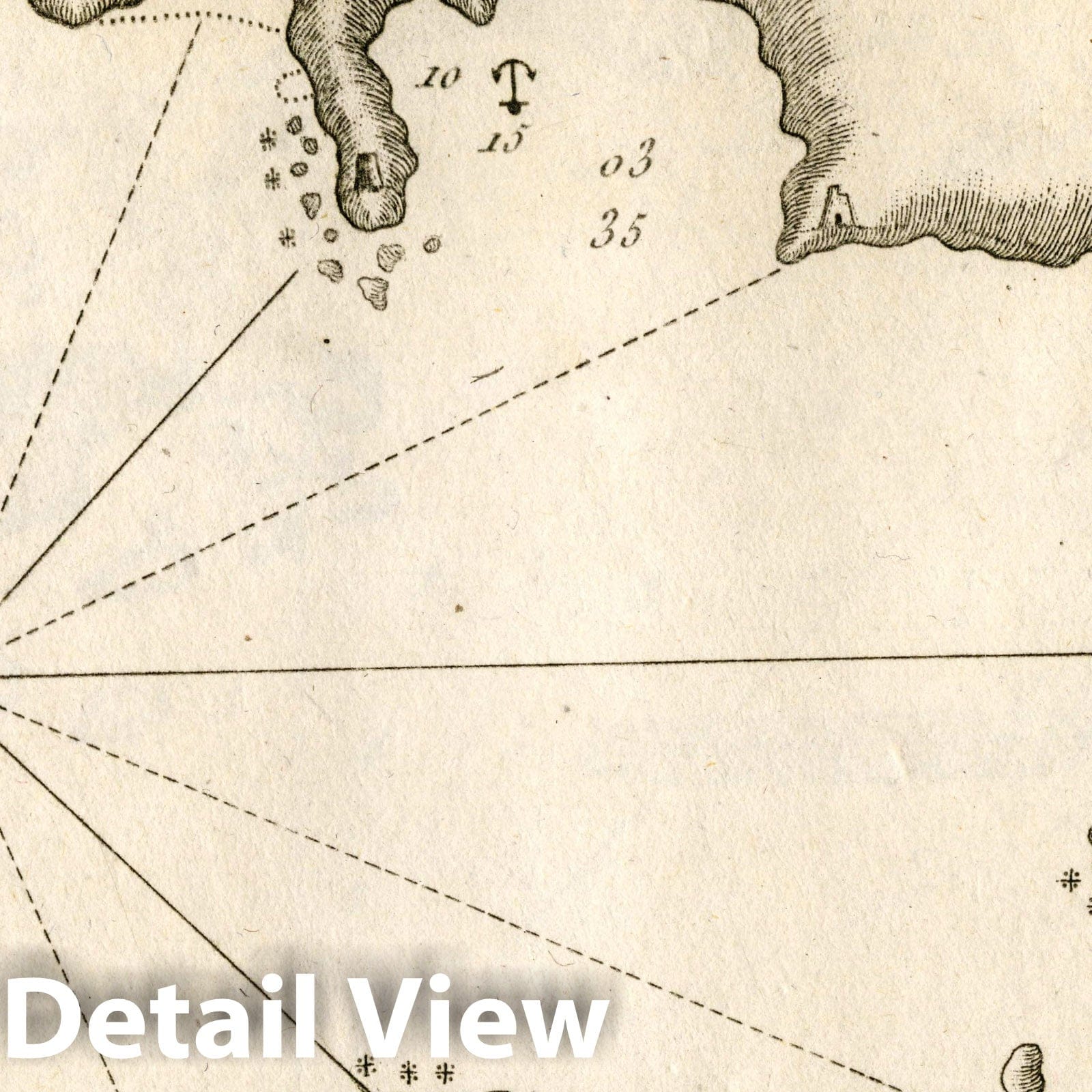 Gulf of Campomoro, Corsica - Nautical Chart, 1764 - Historical Map Print
