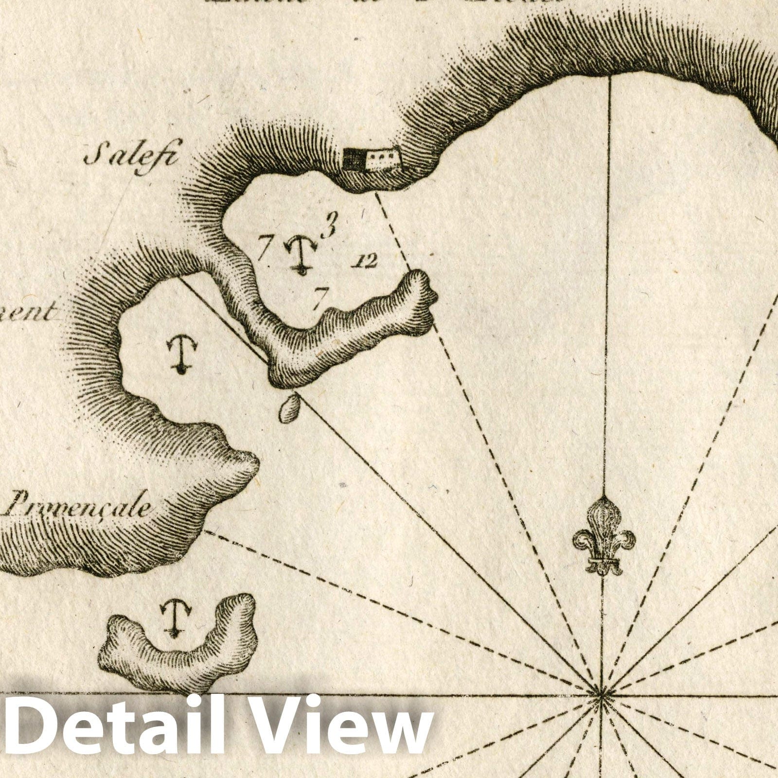 Caramani - Nautical Chart - Plate No. 165, 1764 - Historical Map Print