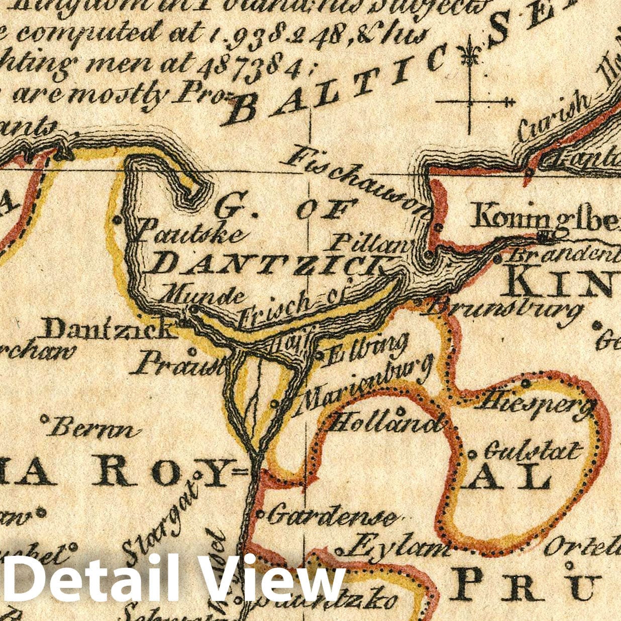 Prussia, Germany 1758 Historical Map Print - Atlas Minimus