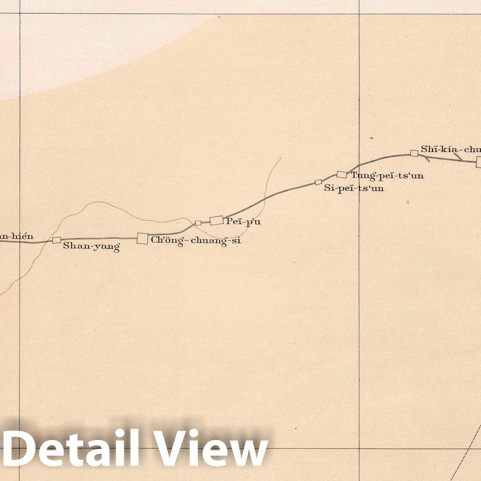 Pau-Ting-Fu, China - Geologic Map, 1906 - Historical Map Reproduction