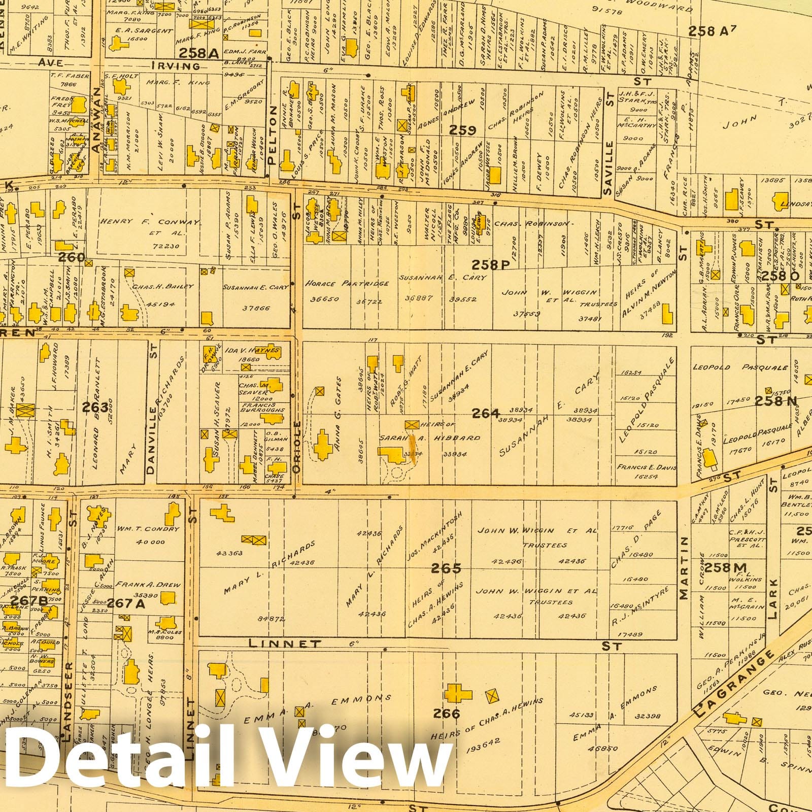 West Roxbury, Boston, Massachusetts - Plate No. 26, 1899 Historical Map Print