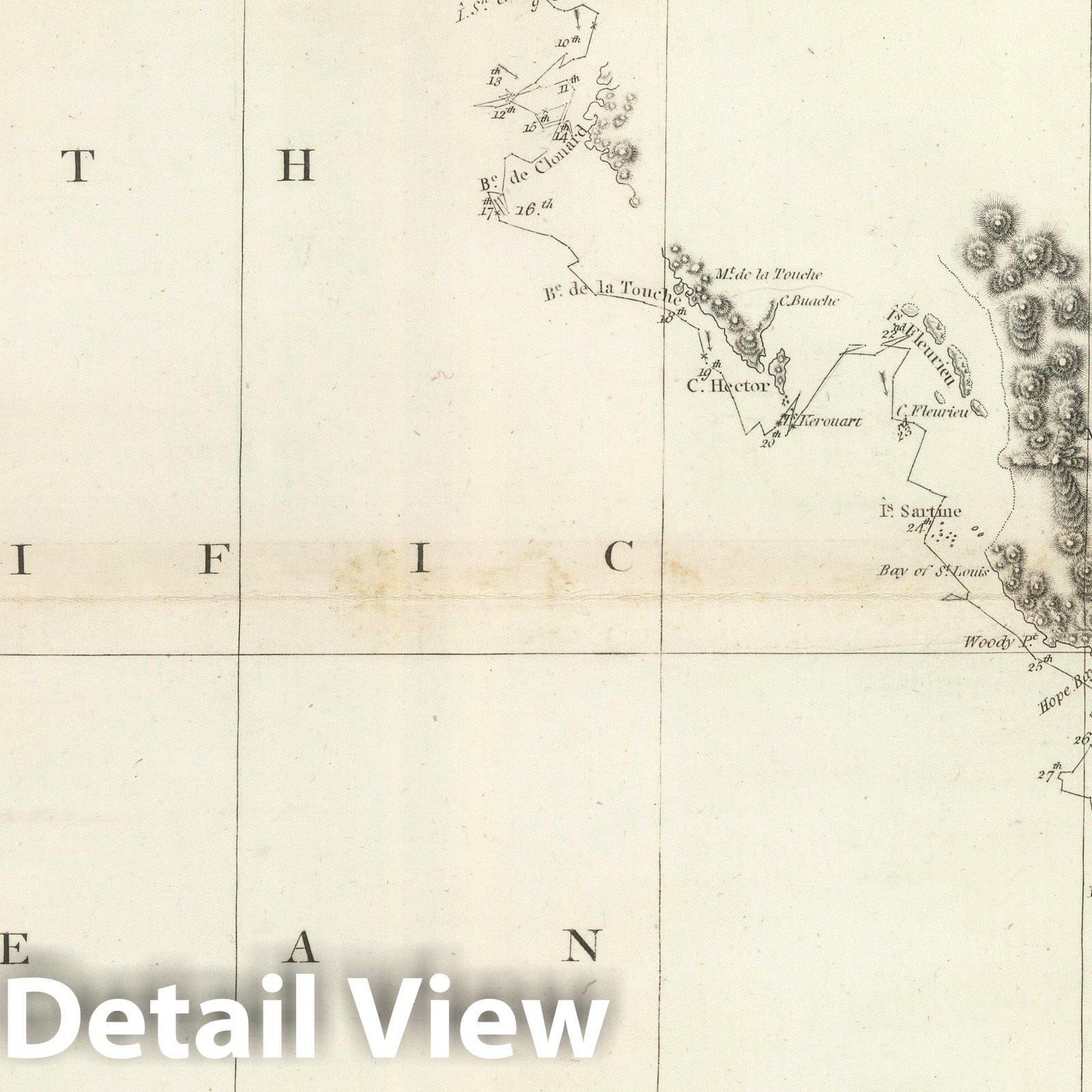 North West Coast of America: Monterey to Mount Saint Elias - Nautical Chart, 1799