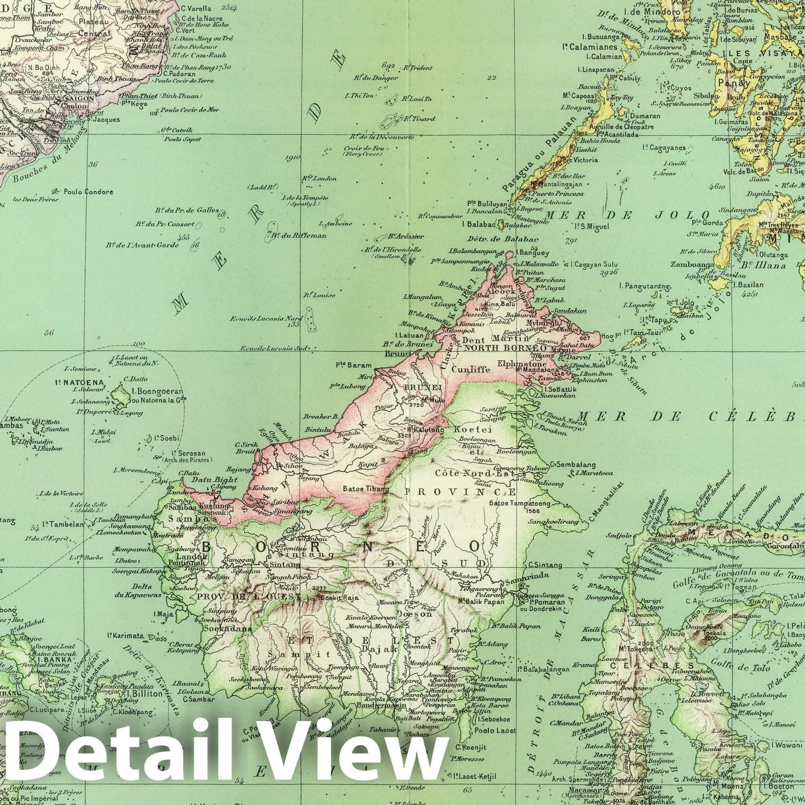Asian Archipelago, 1930 - Historical Map Print