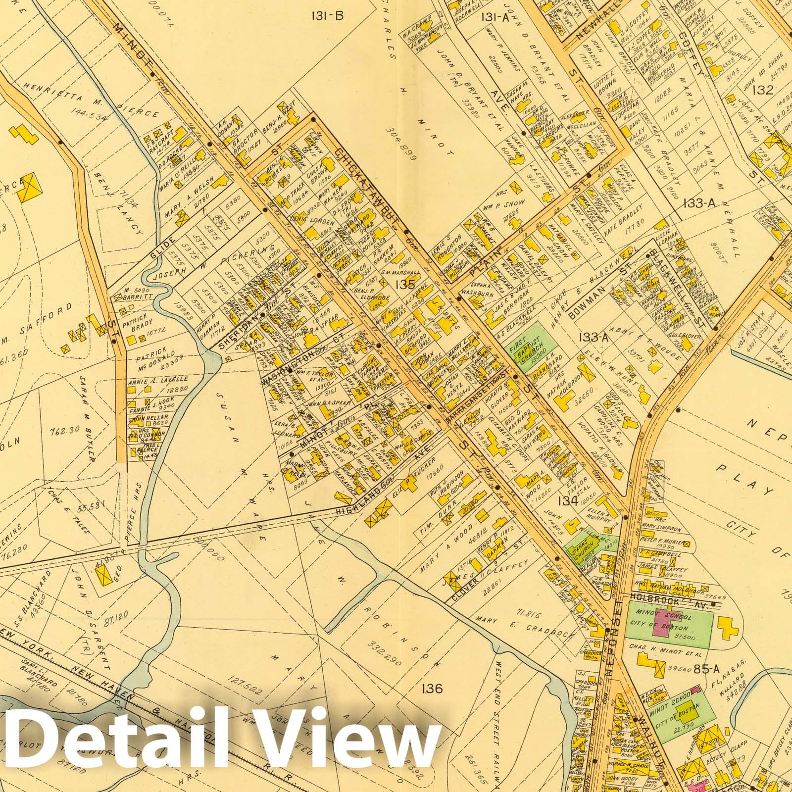 Ward 24, Dorchester, Boston, Massachusetts - Plate 8, 1899 Historical Map