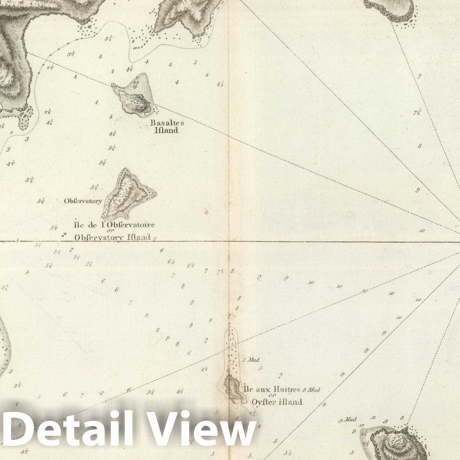 Baie de Castries, Eastern Coast of Russia - Nautical Chart, 1799