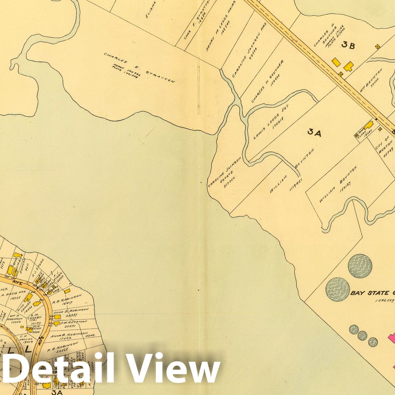 Ward 20, Dorchester, Boston, Massachusetts, 1899 - Historical Map Print