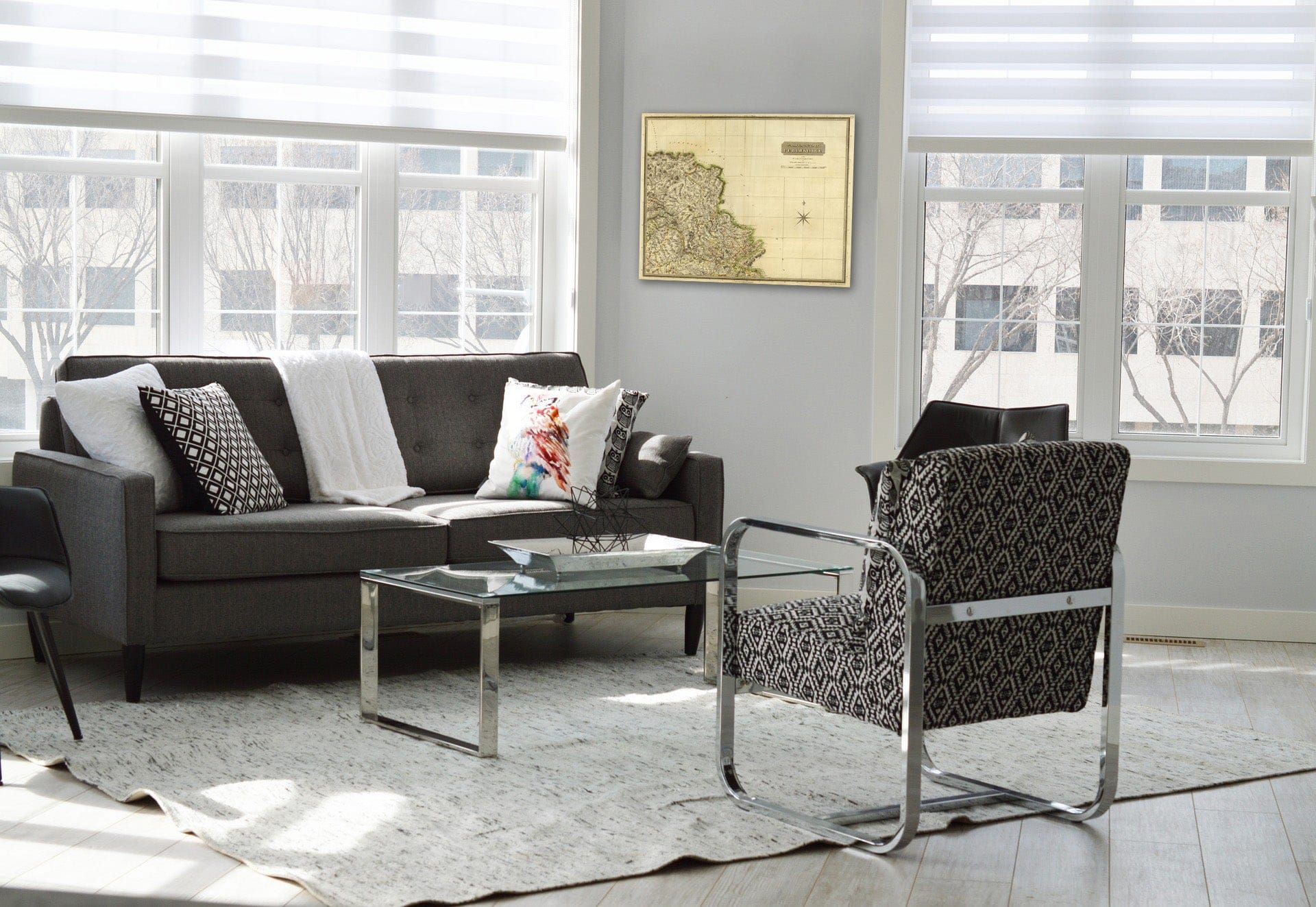 Historic Map : Scotland, 1832 Perthshire NE. , Vintage Wall Art