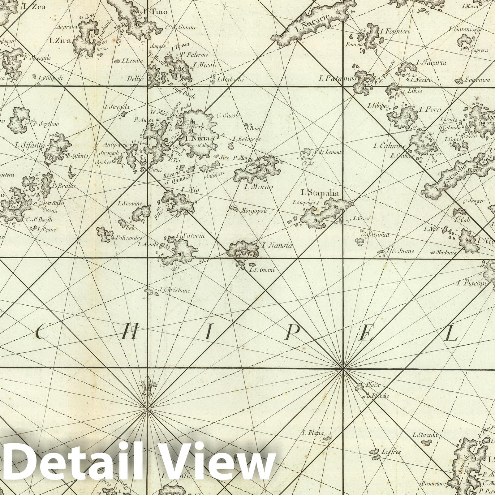 Crete, Turkey, and Greece - Nautical Chart - Plate No. XI, 1764