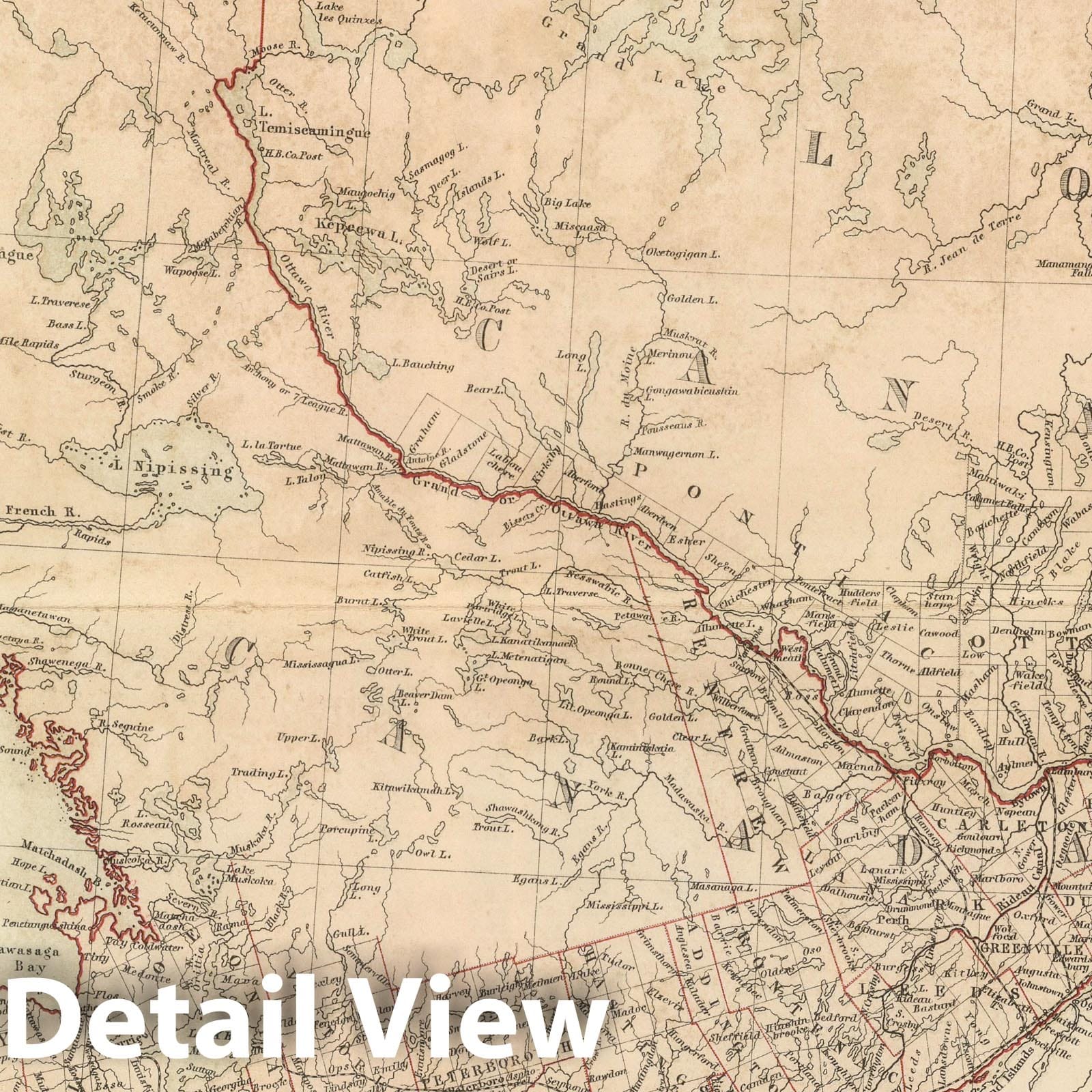 Canada, West Sheet, 1856 - Historical Map Reproduction