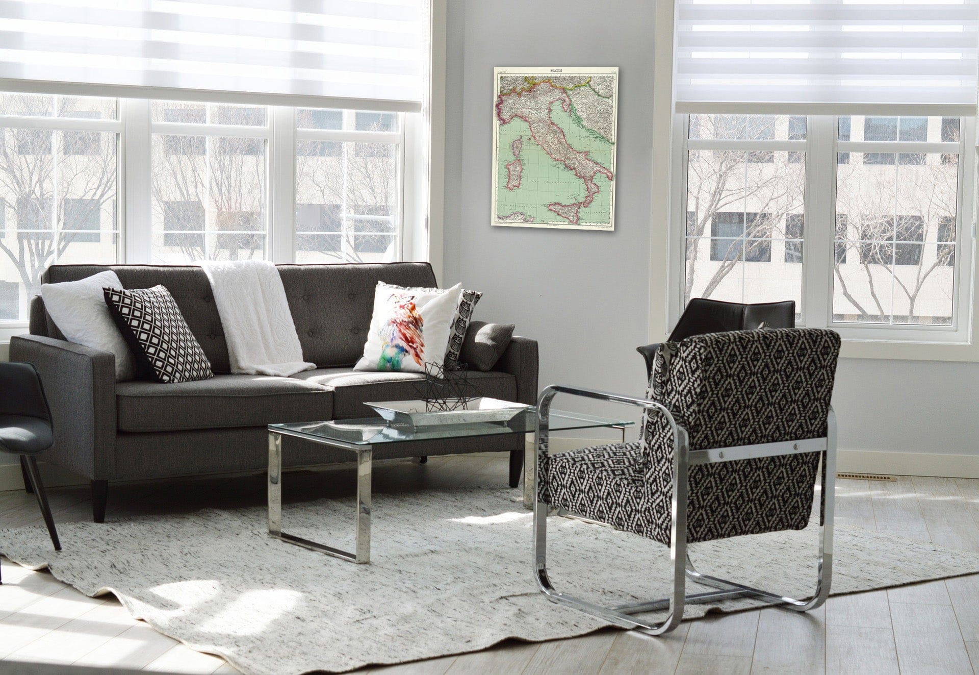 Historic Map : Italy, 1936 Italie. , Vintage Wall Art