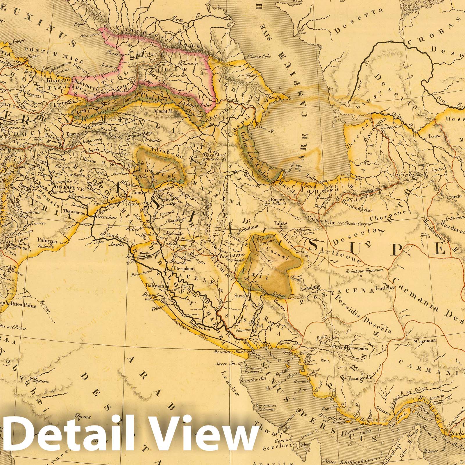 Empire of Alexander, 1840 - Historical Map Print