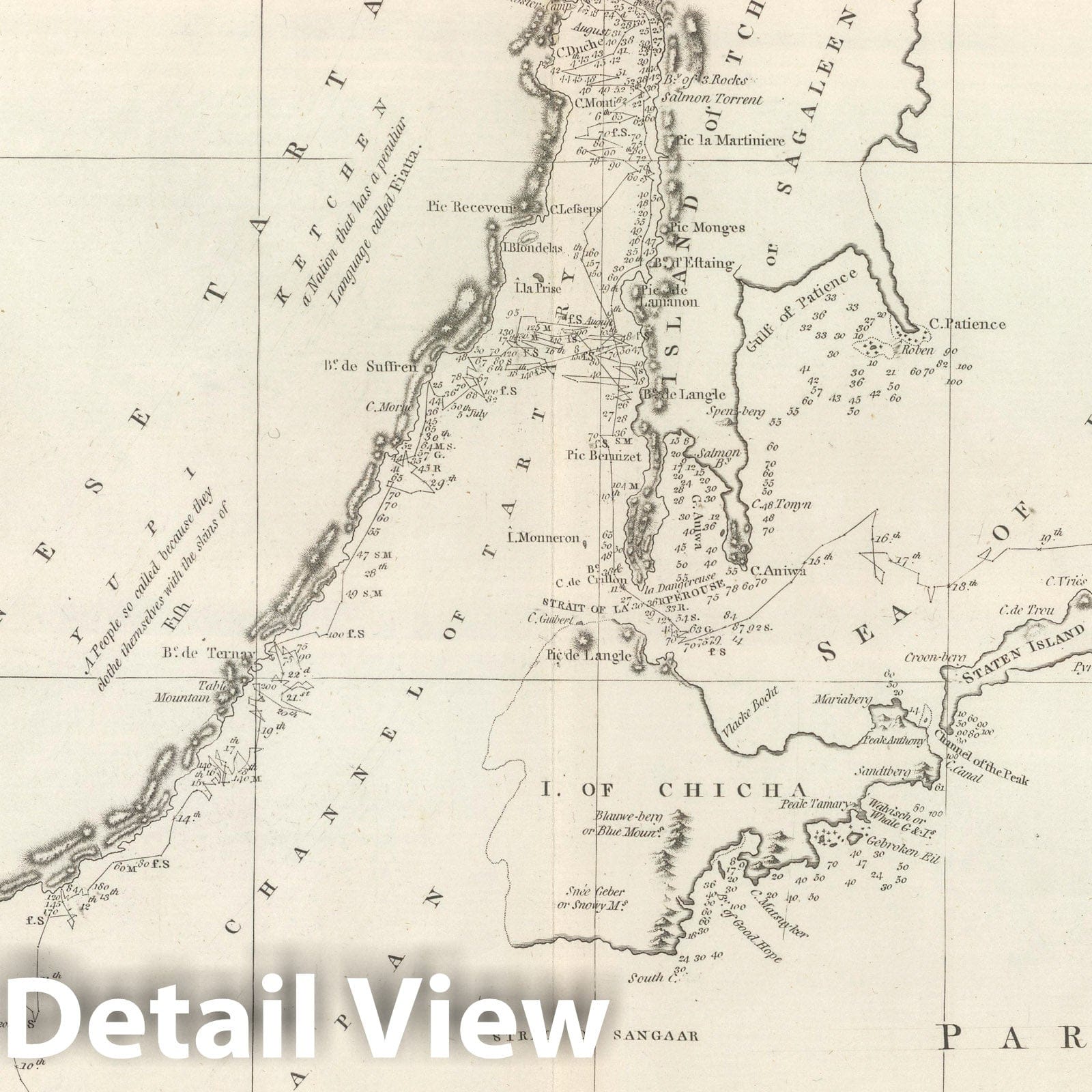 China, Japan, and Kamchatka - Nautical Chart, 1799
