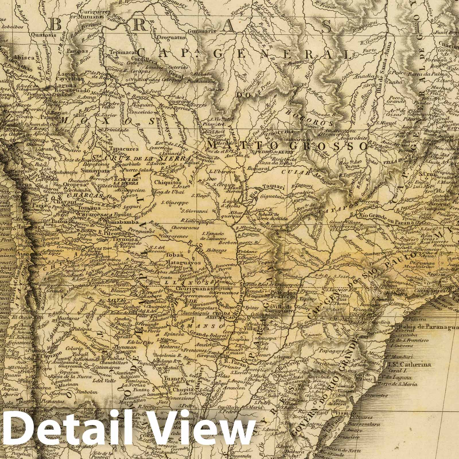 South America, 1814 - Historical Map Print