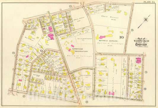 Historic Map : City Atlas - 1903 24. Ward 9-10. - Vintage Wall Art