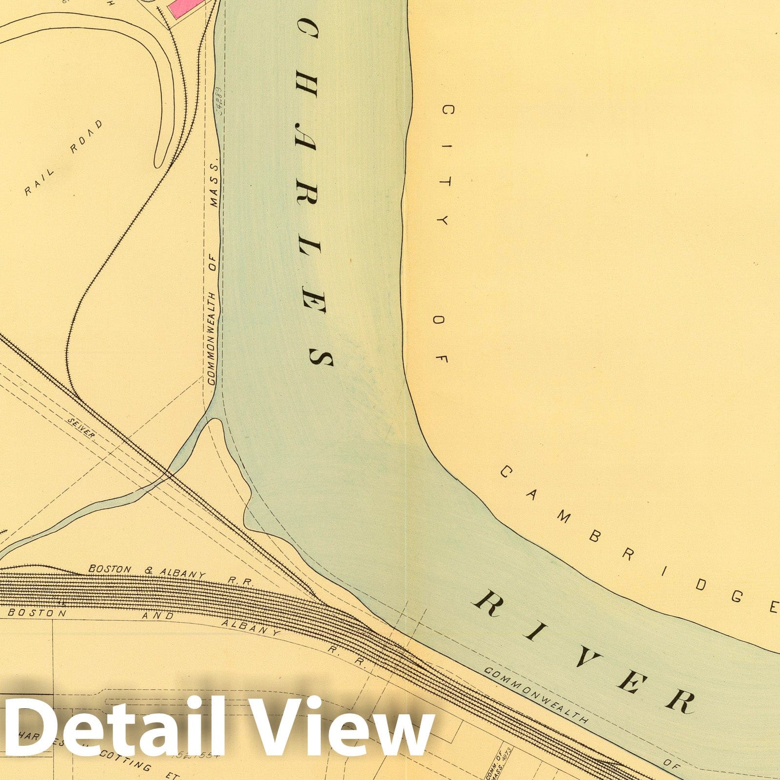 Ward 25 Brighton - Road Map, 1899 - Historical Boston Atlas Print
