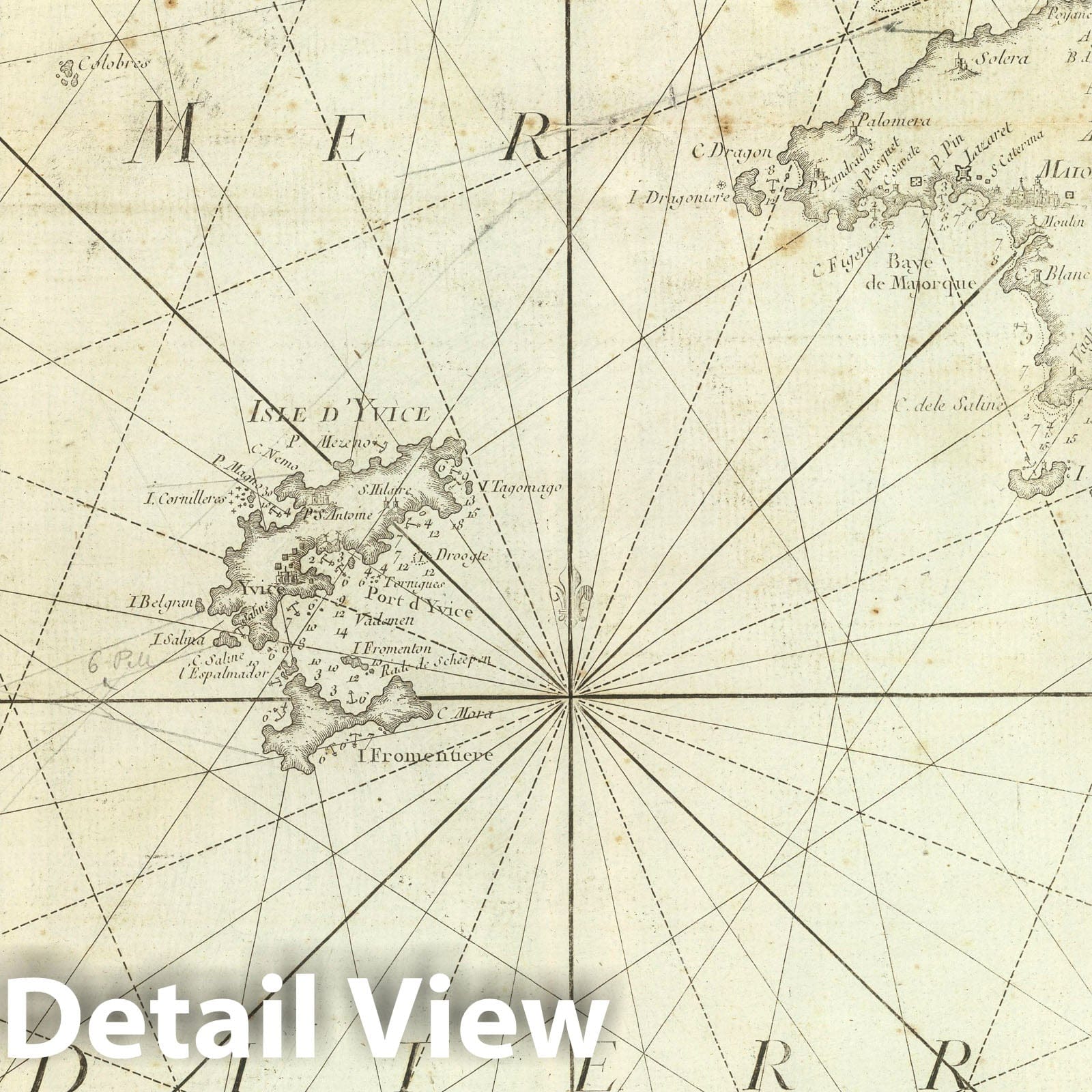 Western Mediterranean: Spain and Algeria - Nautical Chart - Plate No. II, 1764