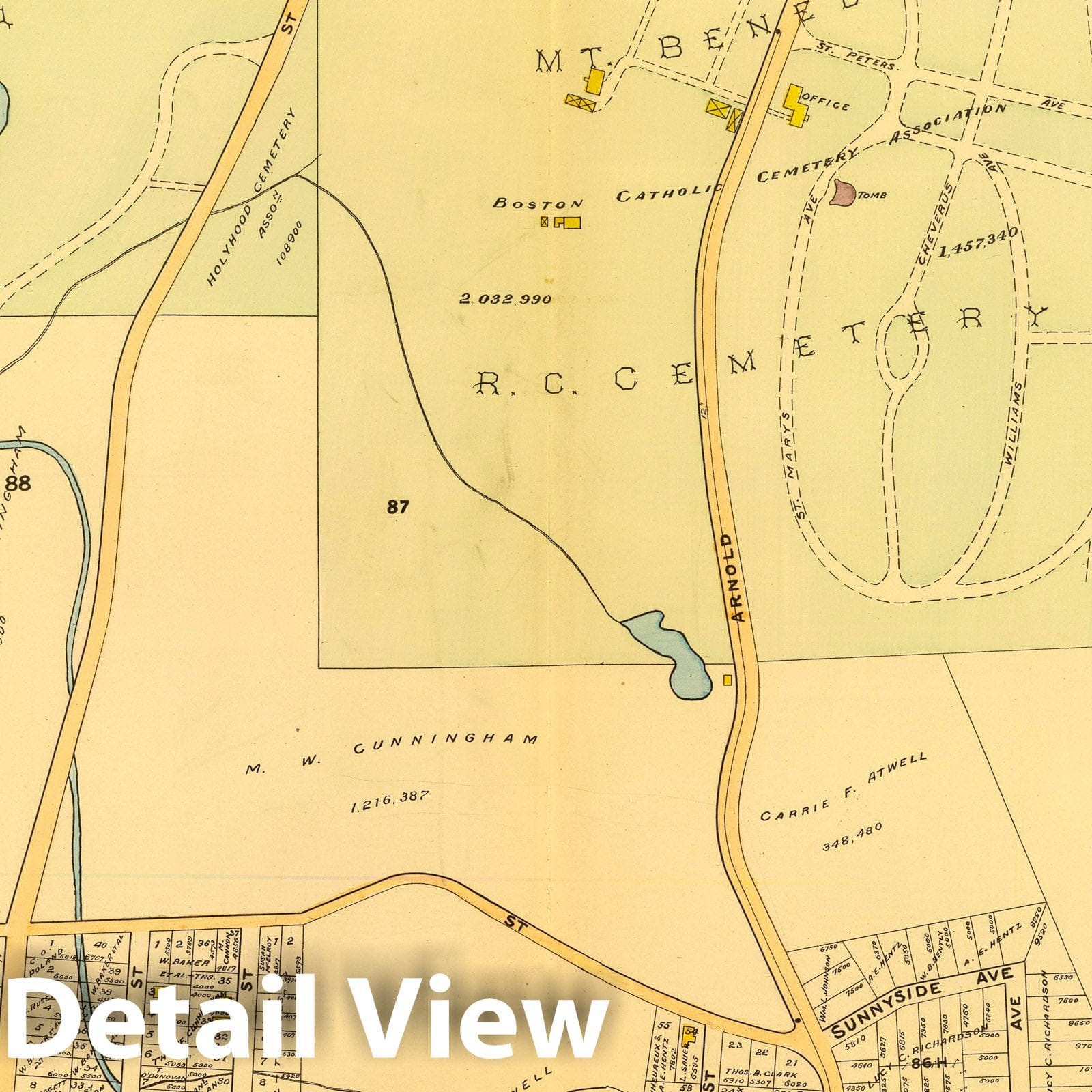 Ward 23, West Roxbury, Boston, Massachusetts - 1899 Atlas Plate No. 28