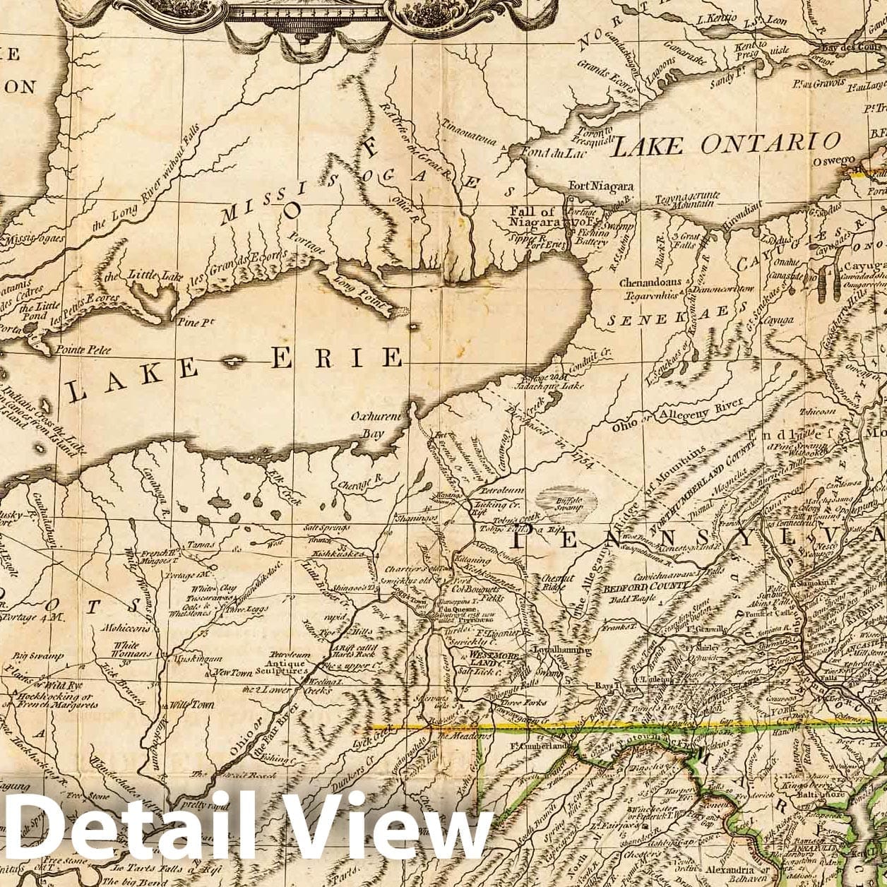 American Revolution: Virginia, Pennsylvania, New York - Military Map, 1776