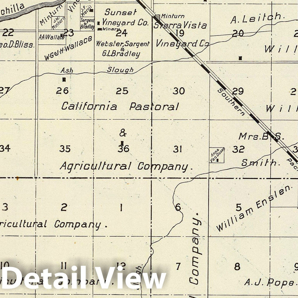 Historic Map : 1891 R.15-16E T.9-10S. - Vintage Wall Art