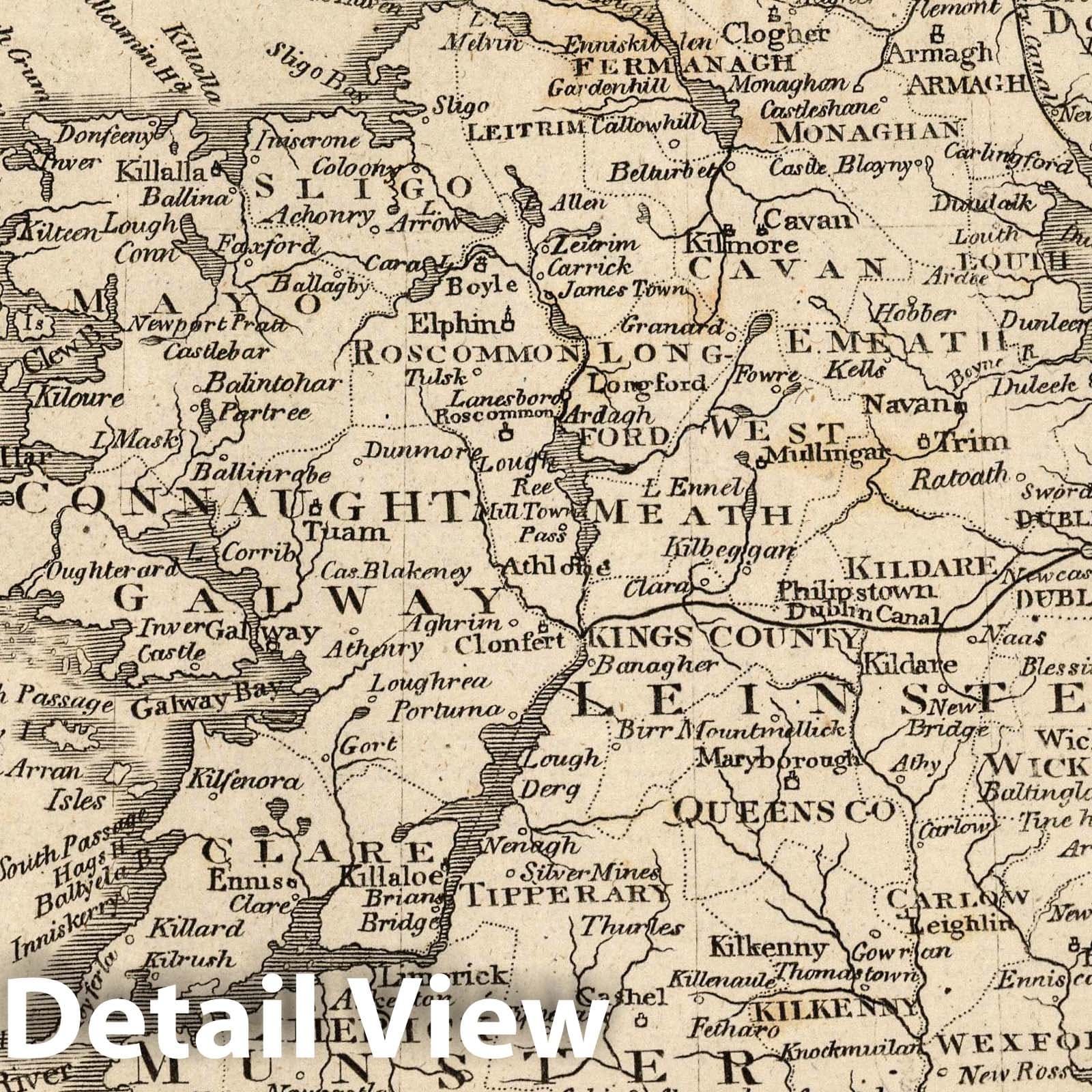 Ireland, 1816 - Historical Map Print