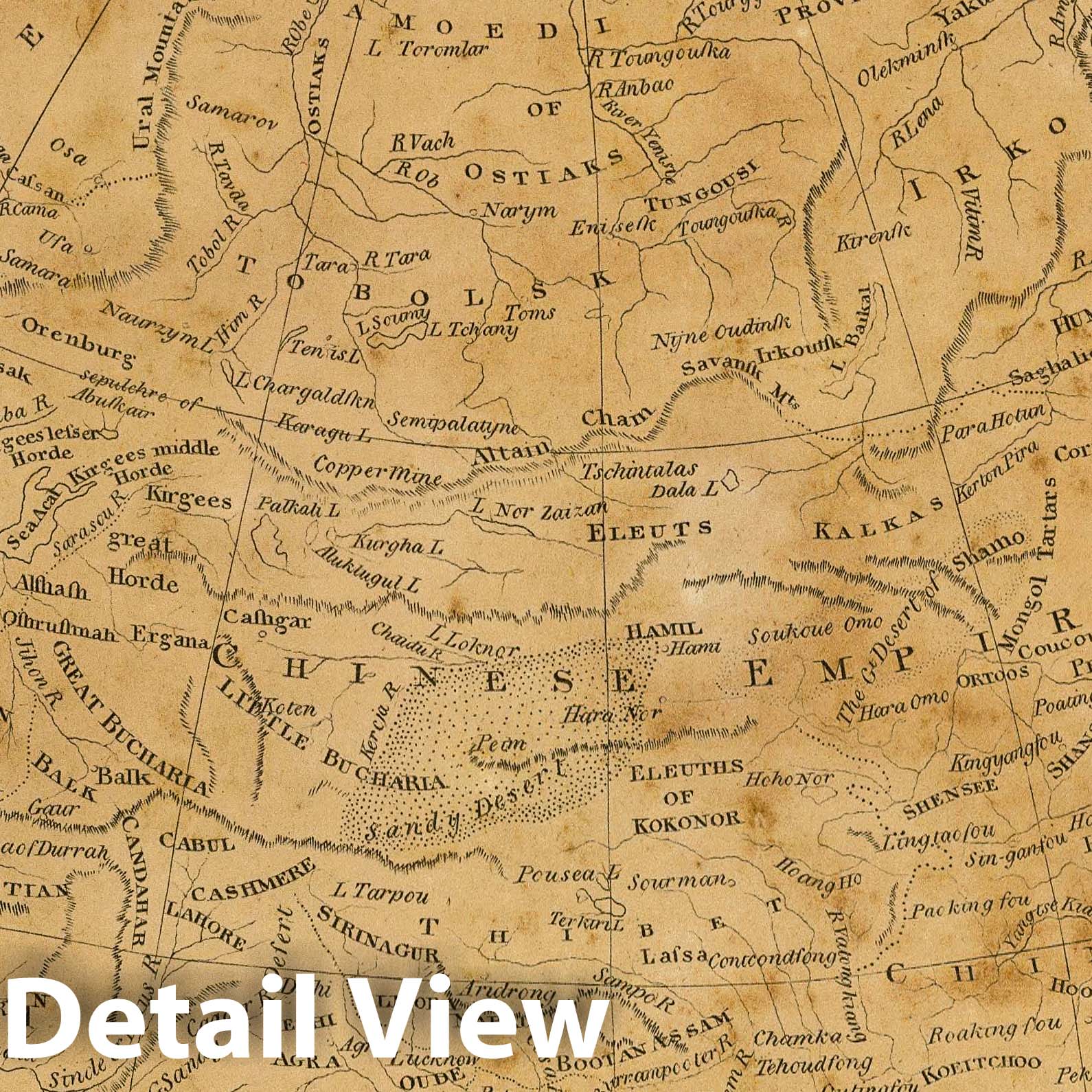 Asia, 1812 - Historical Map Print from Morse's Geography Atlas