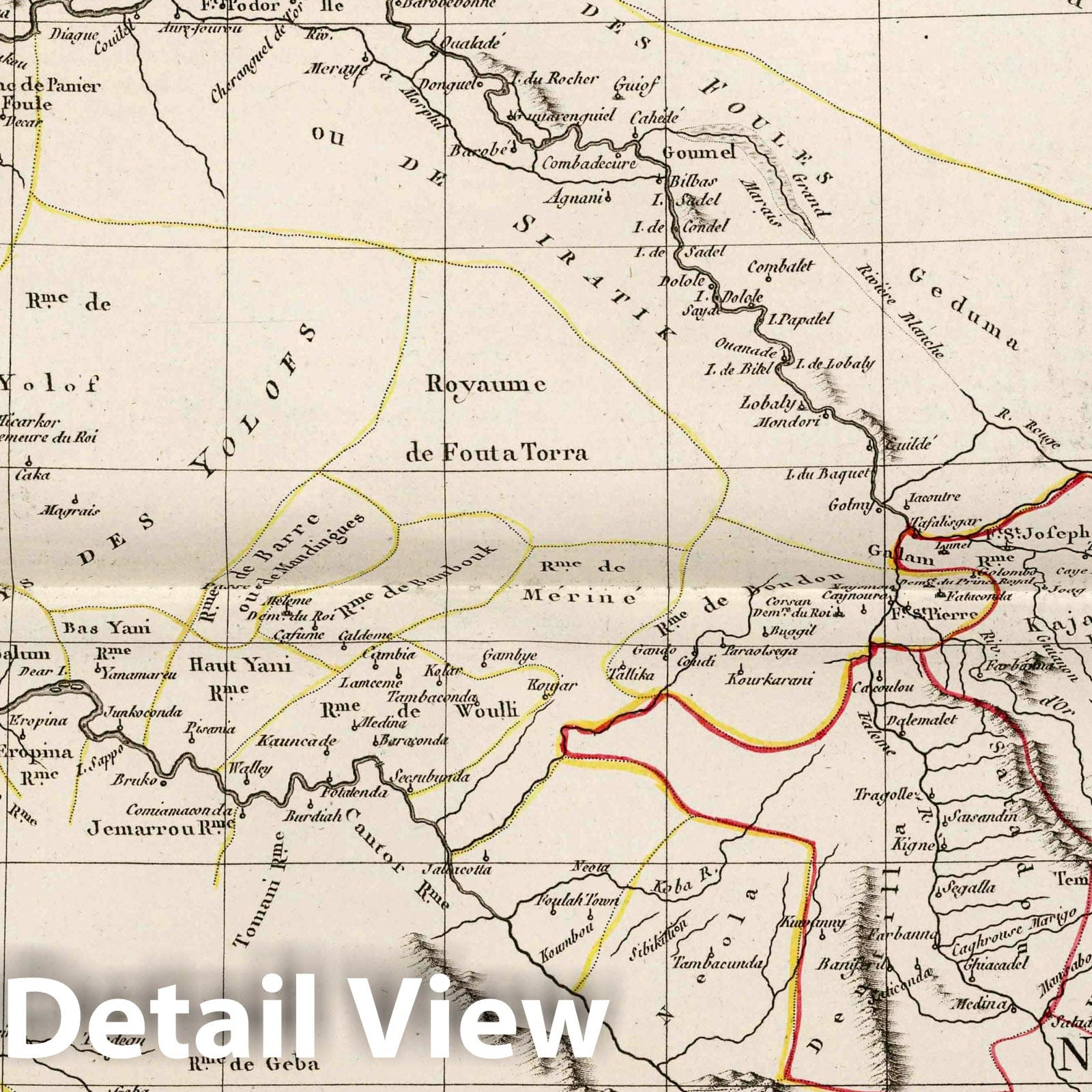West Africa, 1804 - Historical Map Print