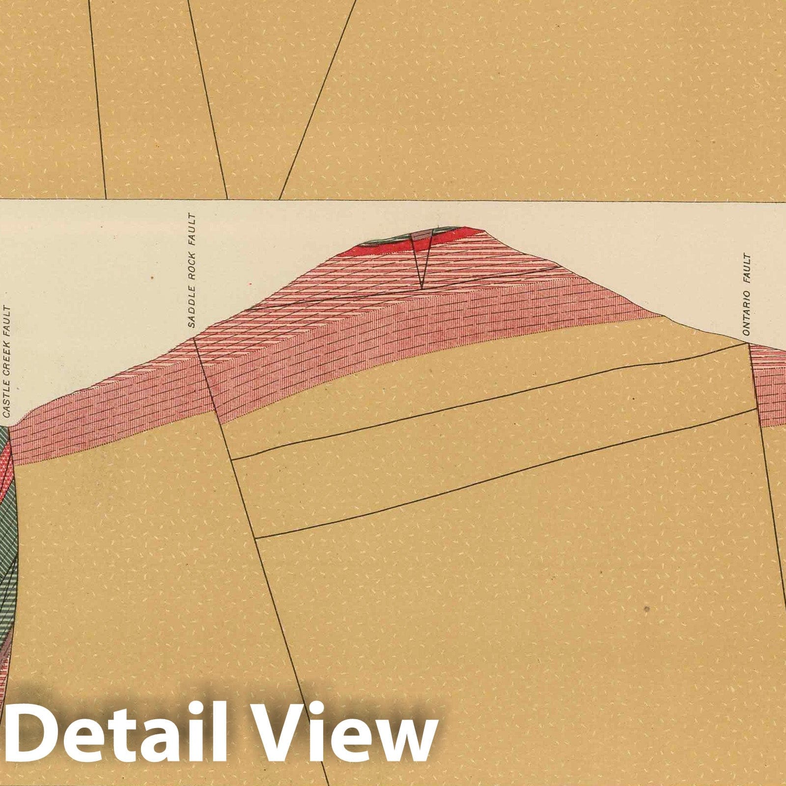 Tourtelotte Park, Colorado - Geologic Map, 1898