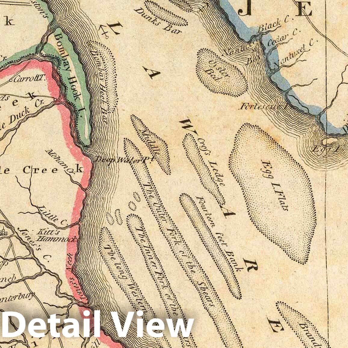 Delaware, from the best Authorities, 1814 - Historical Map Print