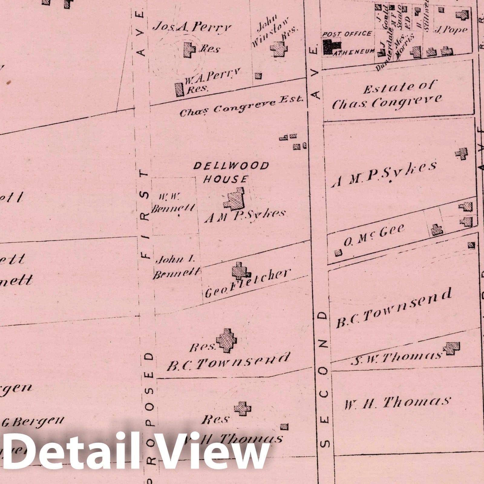 Bayridge, New Utrecht, Kings County, New York - Property Map, 1873