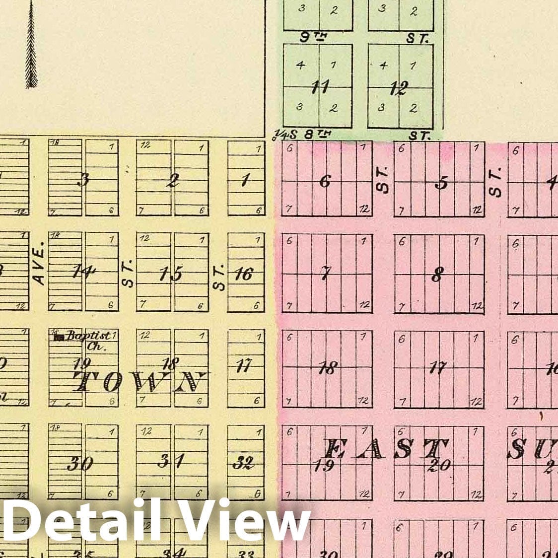 Superior, Nuckolls County, Nebraska - Railroad Map, 1885