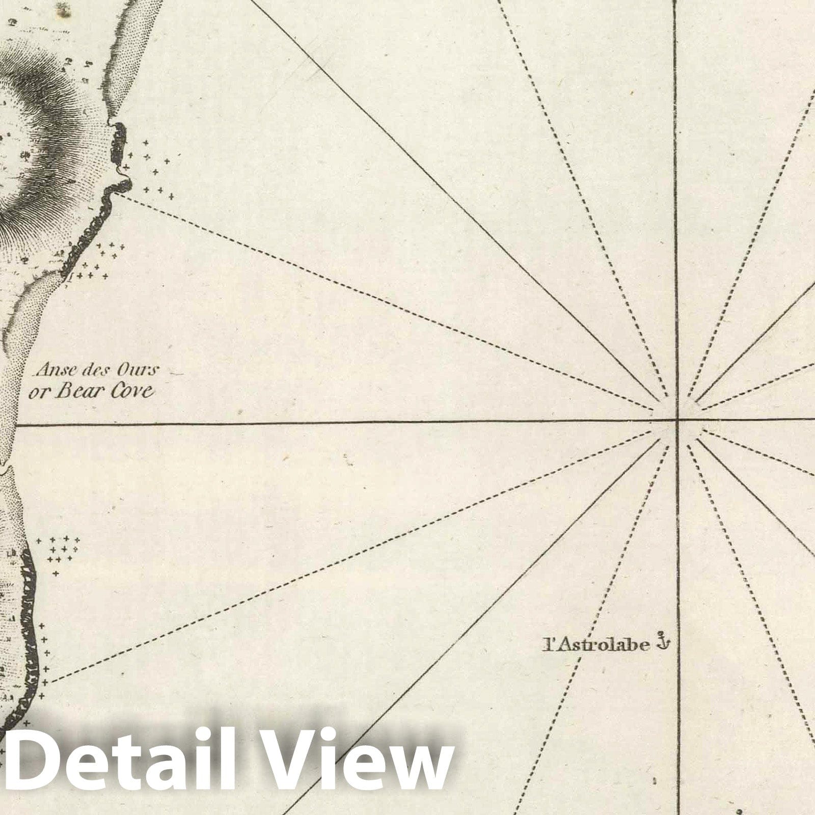Baie de Ternai, Coast of Tartary - Nautical Chart, 1799 - Historical Map Print