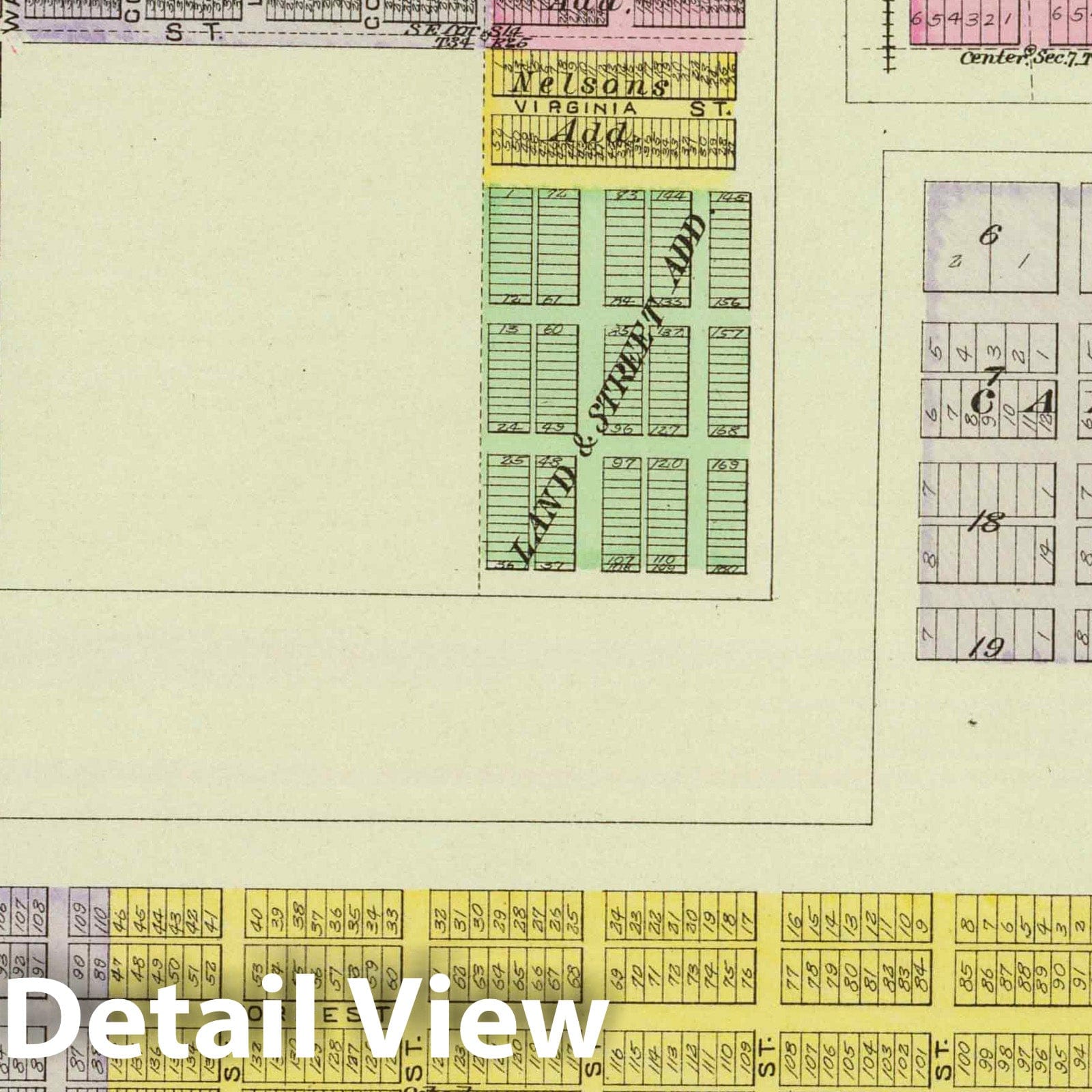 Galena, Scammonville, Crestline, Empire City and Corlin, Cherokee County, Kansas - 1887 Historical Map