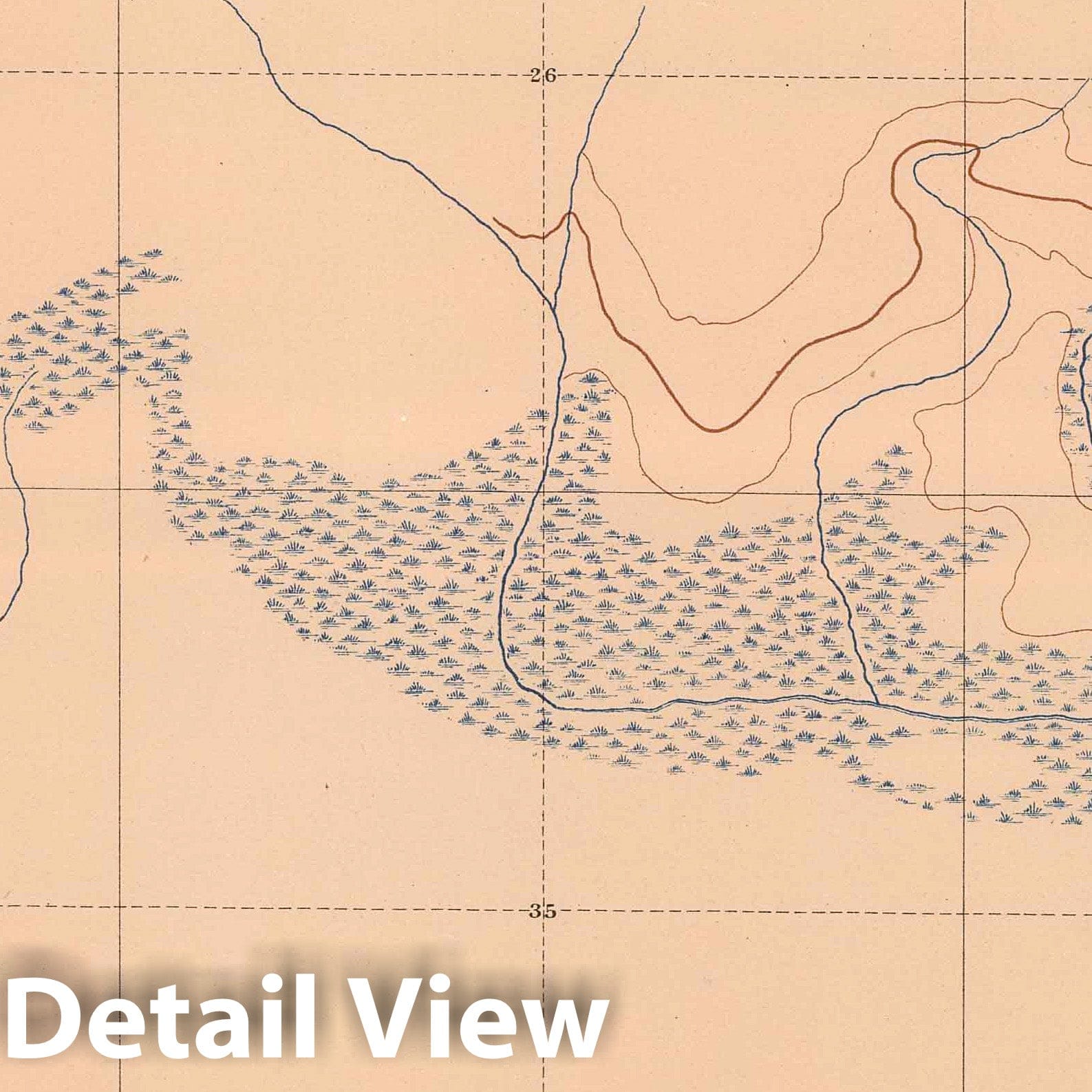 Marquette Iron-Bearing District, Michigan - Geological Map 1896