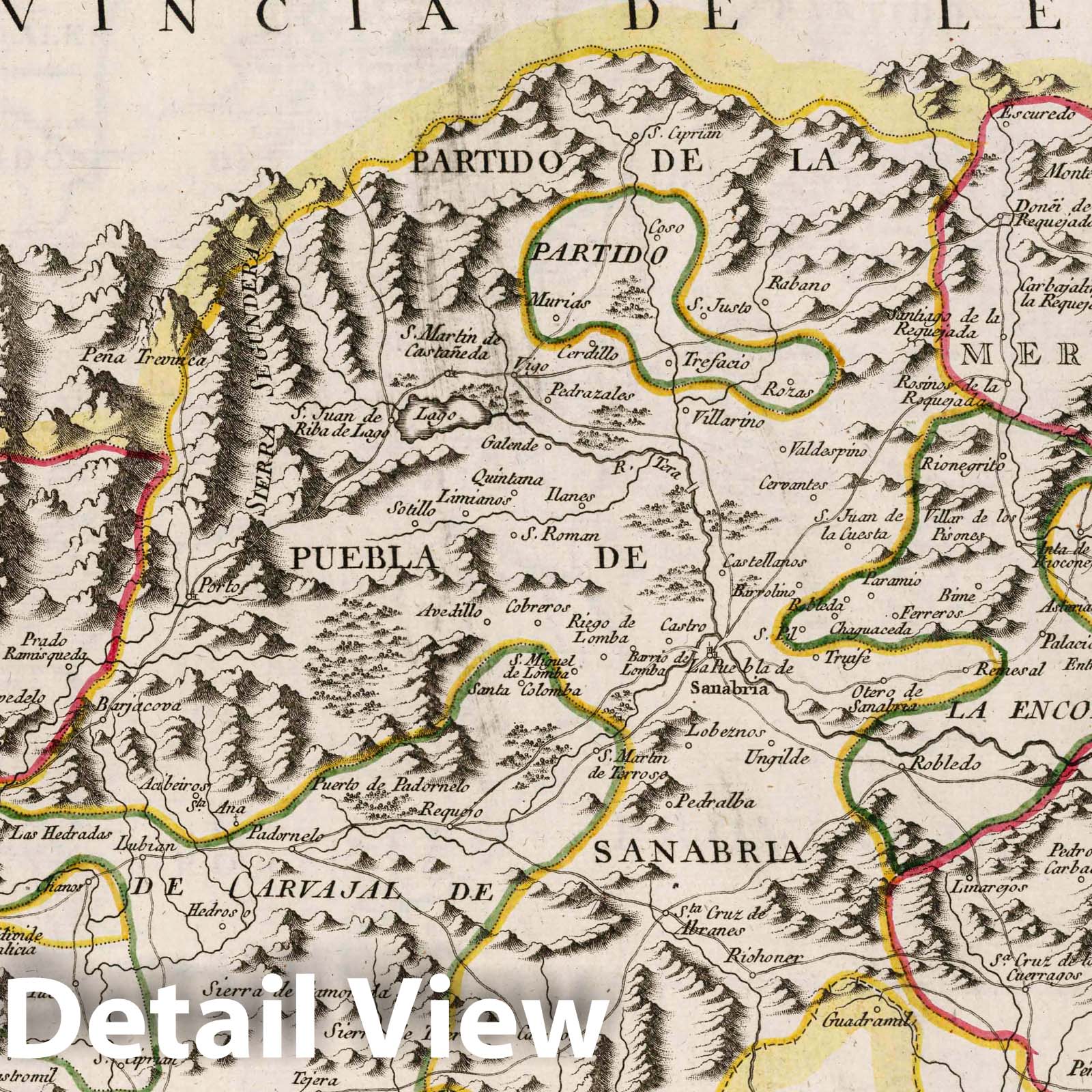 Historic Map : Spain, 1779 43. Mapa de la provincia de Valladolid , Vintage Wall Art