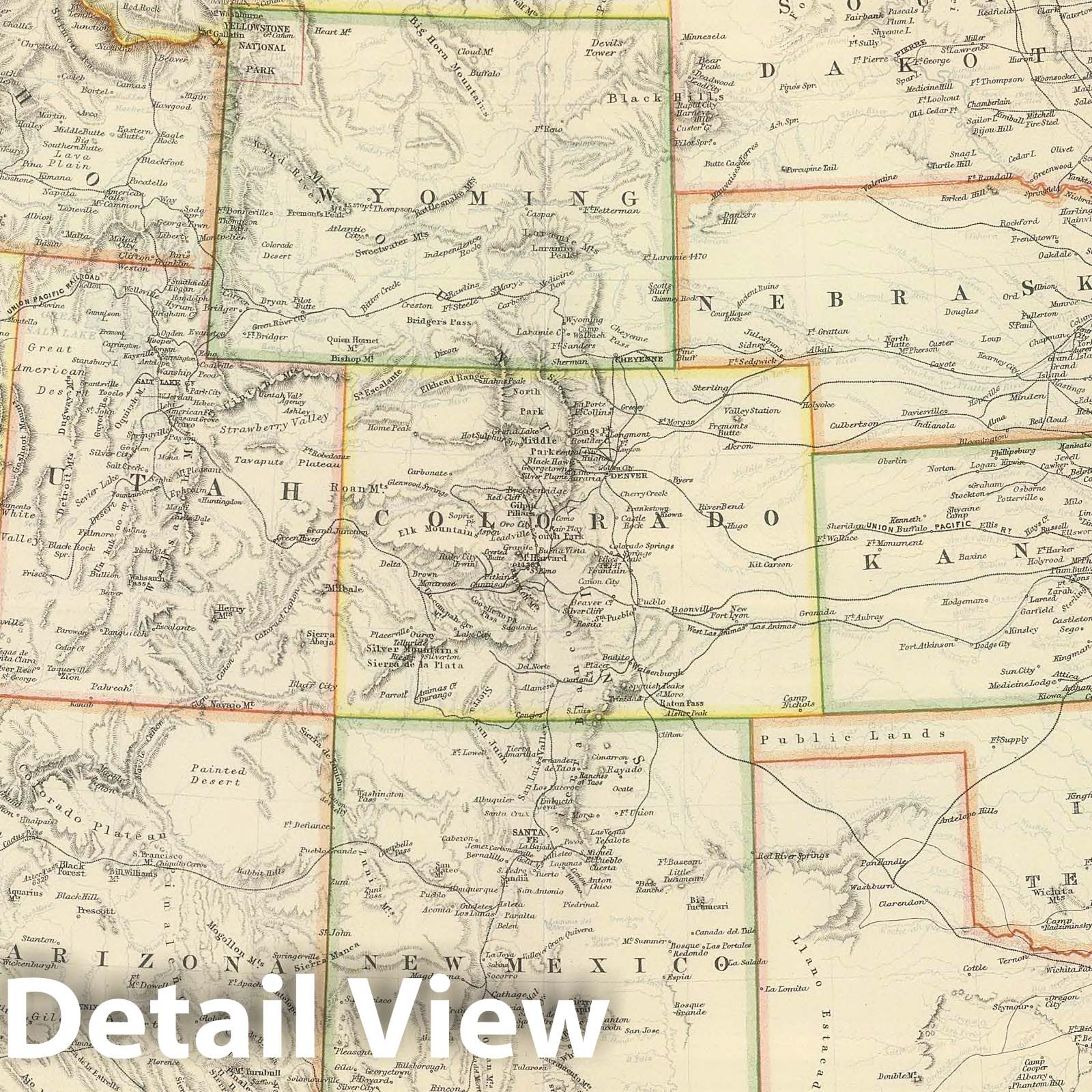 Western United States - Nautical Chart, 1893 - Historical Map Print