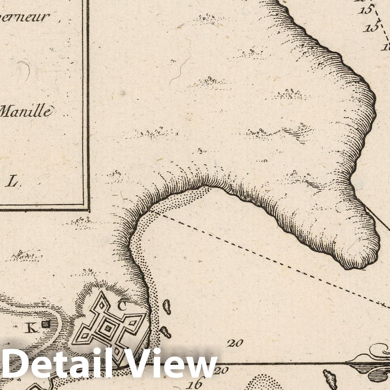 Acapulco, Mexico - Nautical Chart, 1764 - Historical Map Print
