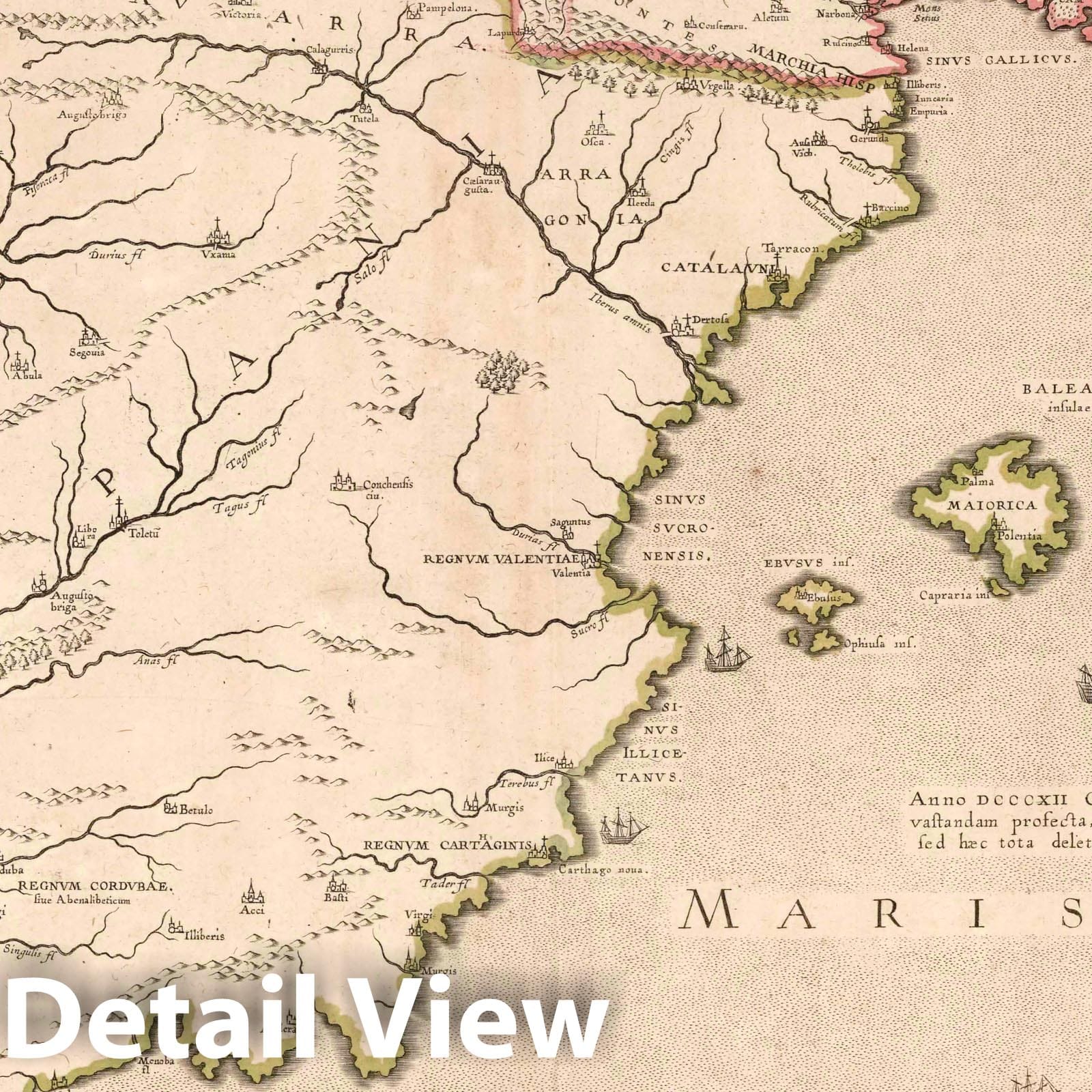 Empire of Charlemagne, 1697 - Historical Map Print