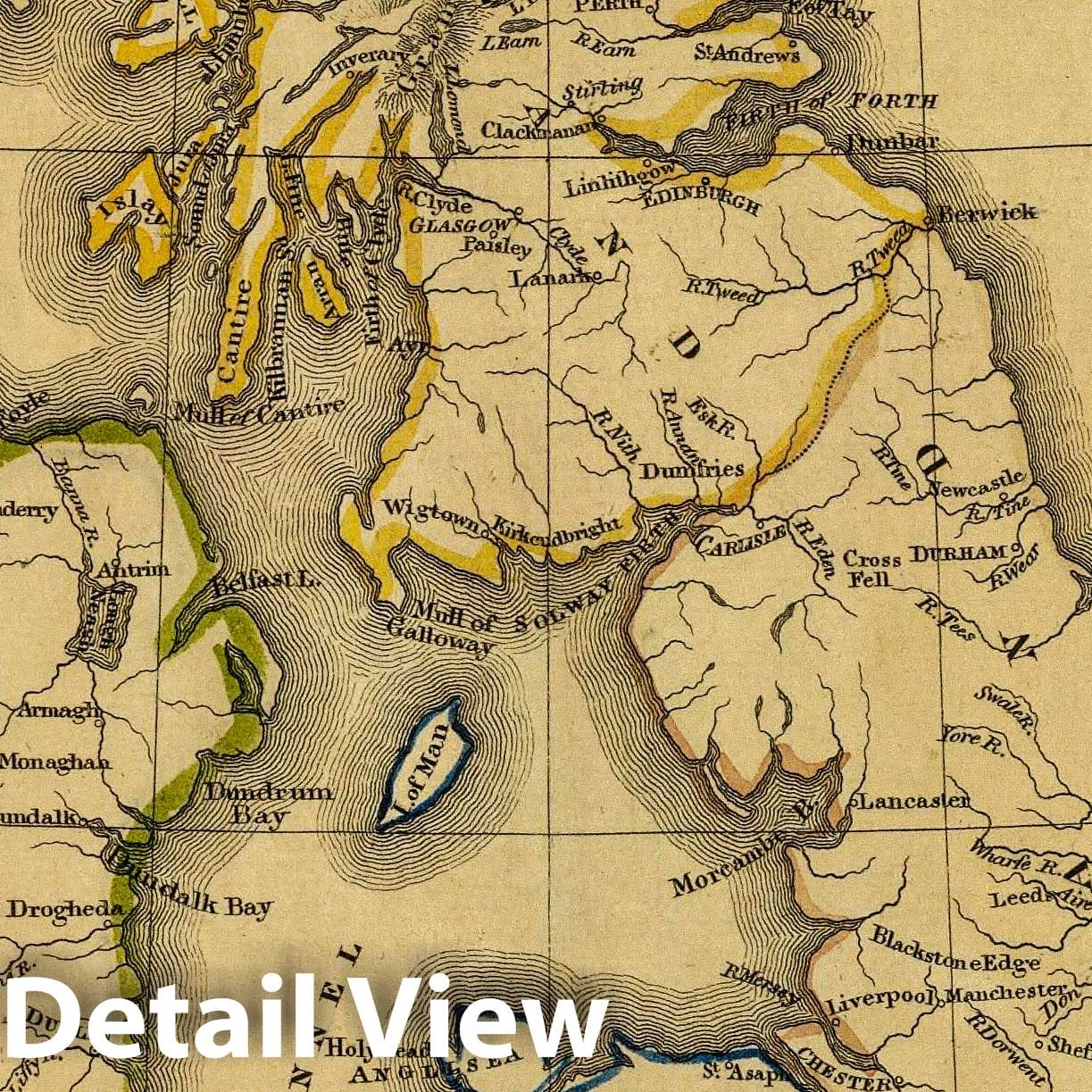 British Isles, 1820 - Historical Map Print