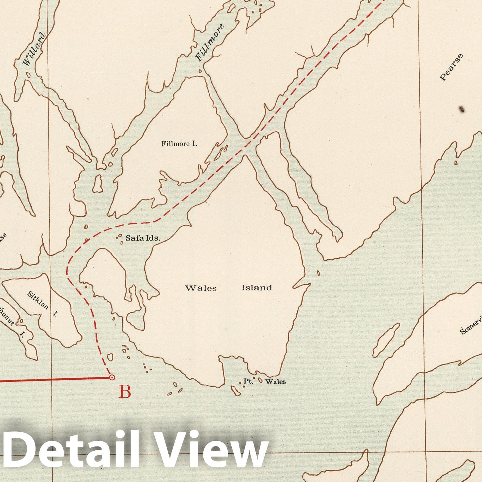 Dixon Entrance and Chatham Sound, Alaska - Boundary Map, 1904