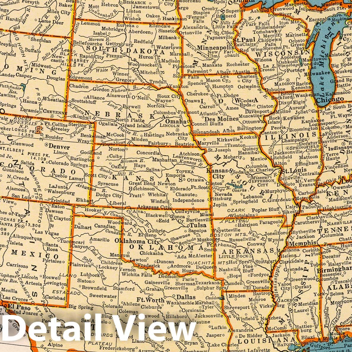 United States - World War II, 1939 Historical Map Print