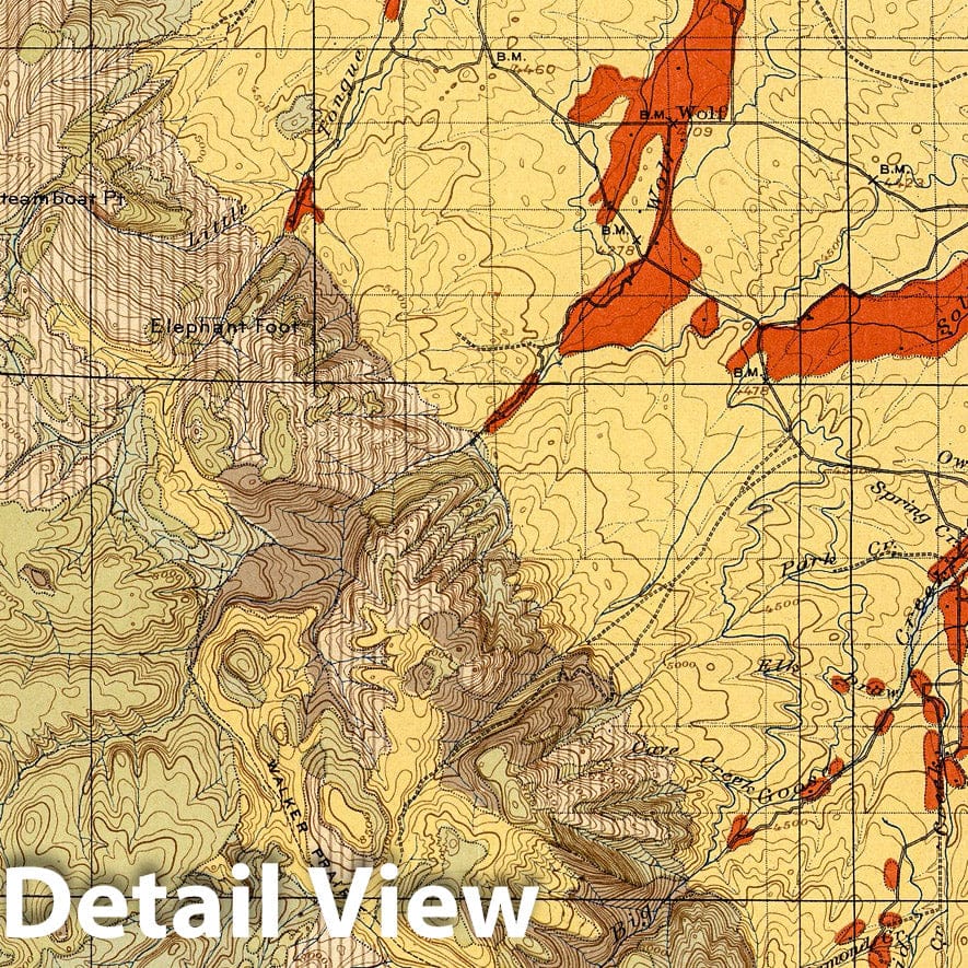 Dayton Quadrangle, Wyoming - Forest Reserve, 1900 Historical Map Print