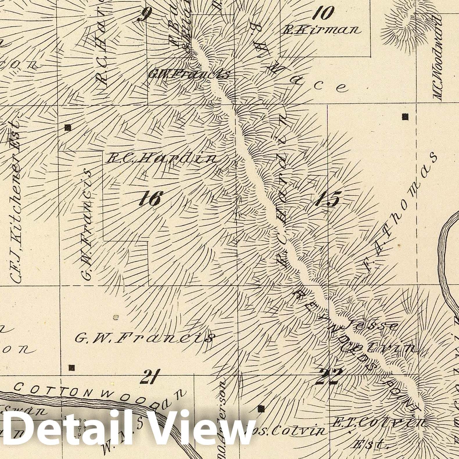 T.17S R.26E, Tulare County, California - Survey Map, 1892