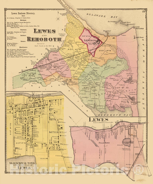 Cincinnati, Wards 11 and 19, Ohio - Historical Map Print, 1869