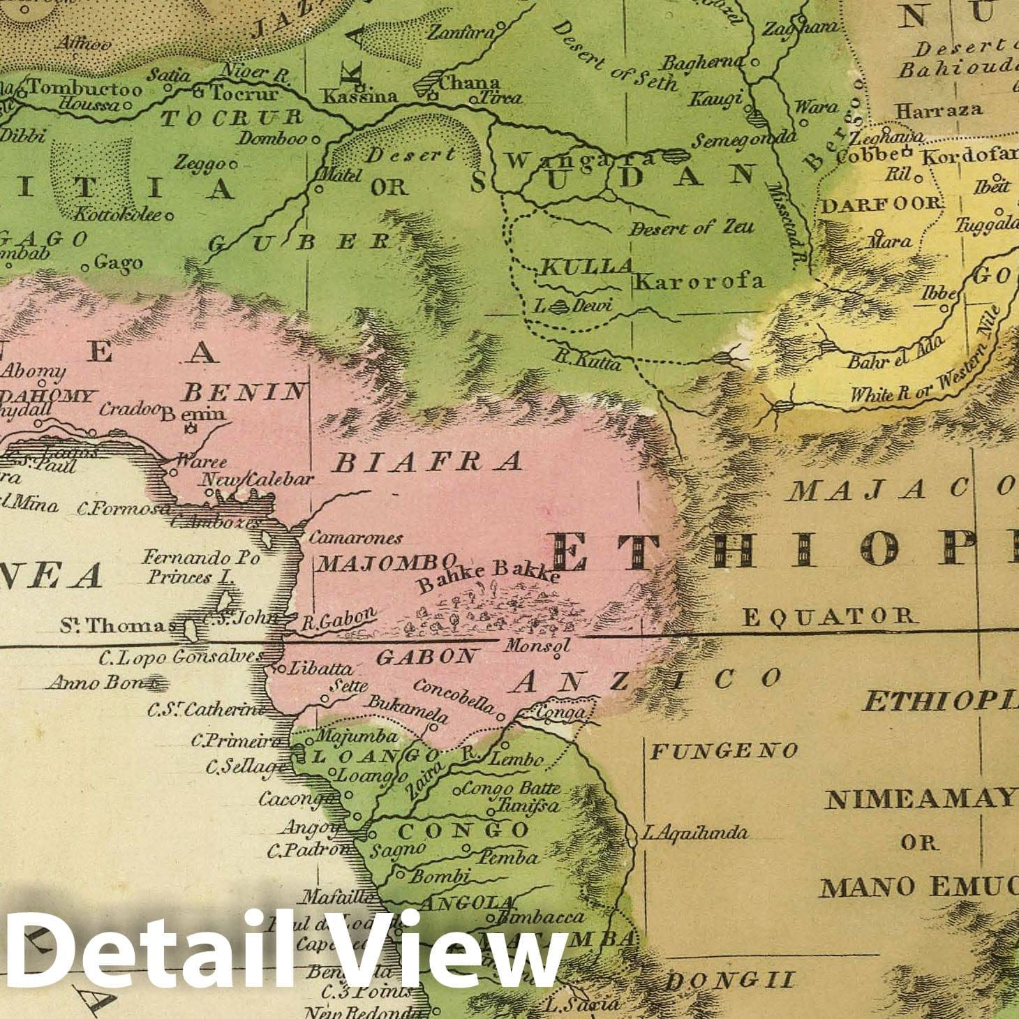 Africa, 1816 - Historical Map Print