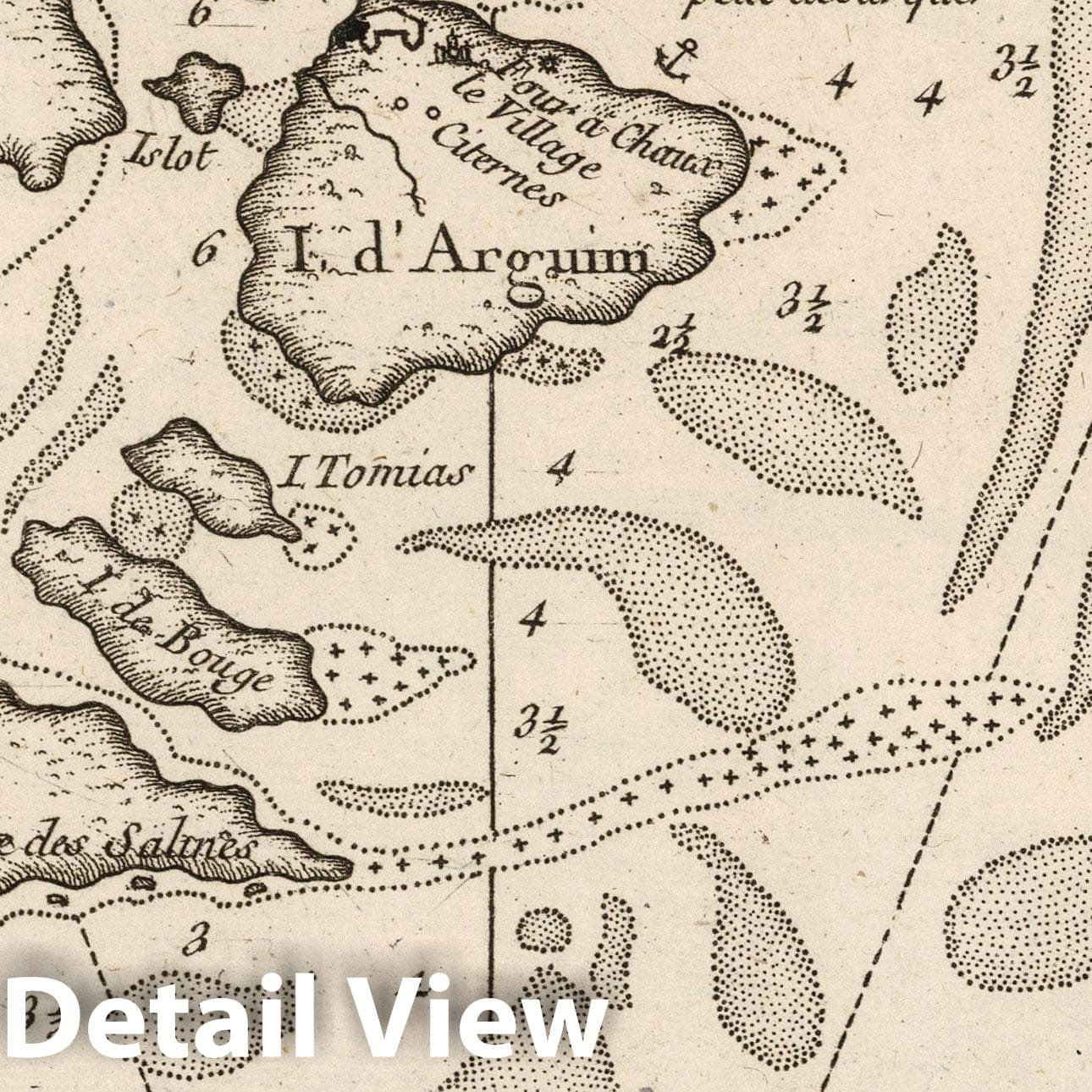 Arguin Bay and Island, West Africa - Nautical Chart, 1764
