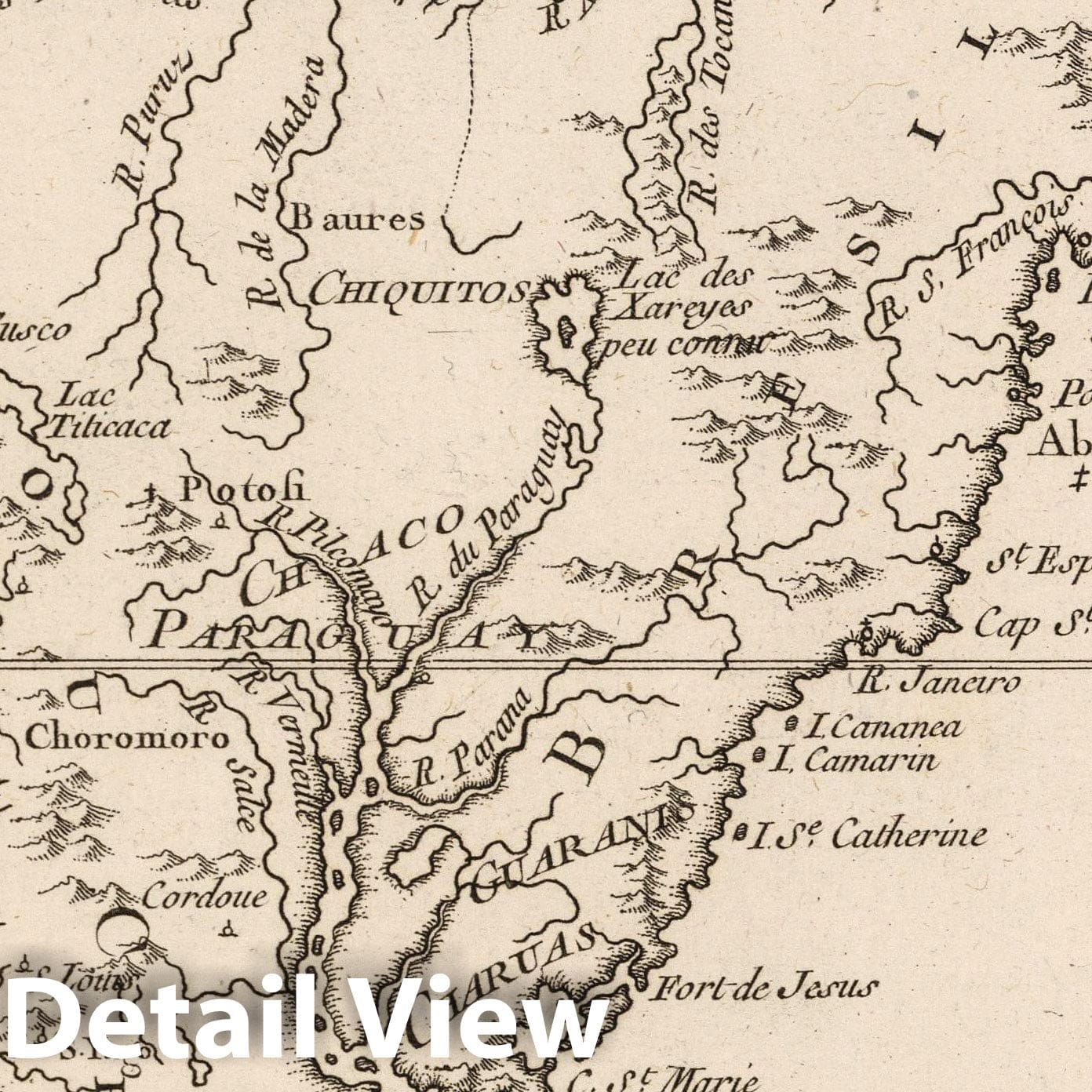 South America - Nautical Chart, 1764 - Historical Map Print