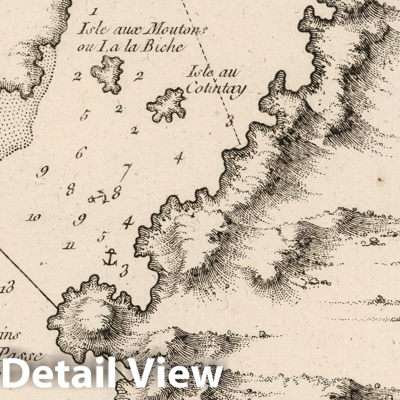Saldanha Bay, South Africa - Nautical Chart, 1764