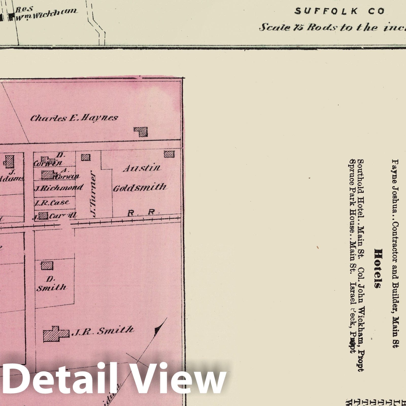 Cutchogue and Peconic, Southold, Suffolk County, New York - Property Map, 1873