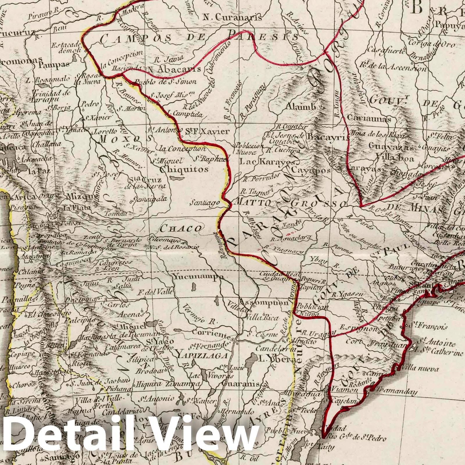 South America, 1803 - Historical Map Print